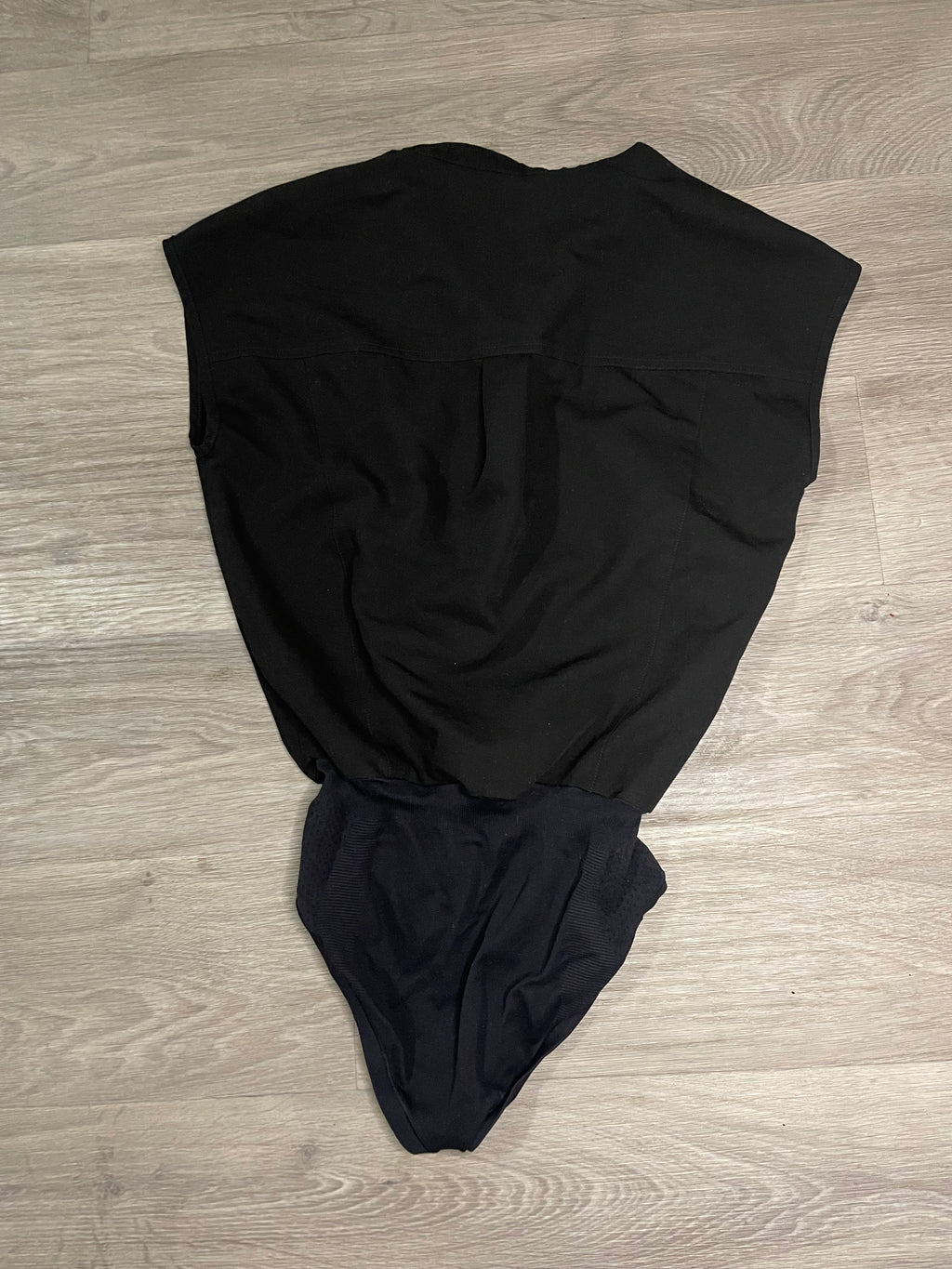 FIGS Rafaela Brief ScrubBodysuit Women’s Xs Black  Sleeveless Top