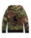 Polo Ralph Lauren Boys 2/2t Camo Big Pony Ponte Hoodie