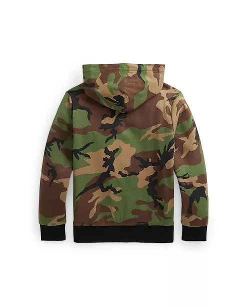 Polo Ralph Lauren Boys 2/2t Camo Big Pony Ponte Hoodie
